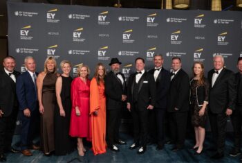 Michael Rucker poses with other Entrepreneur of the Year finalists